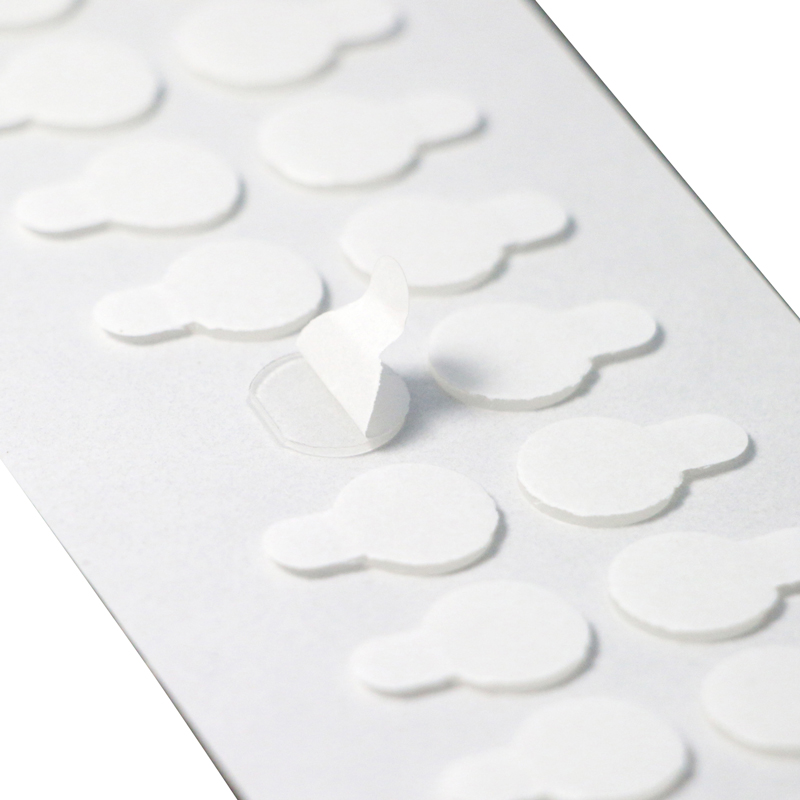 Doppelseitige Reinacrylat Klebepunkte, Ø 10 mm x 1 mm, 3.000 St. 