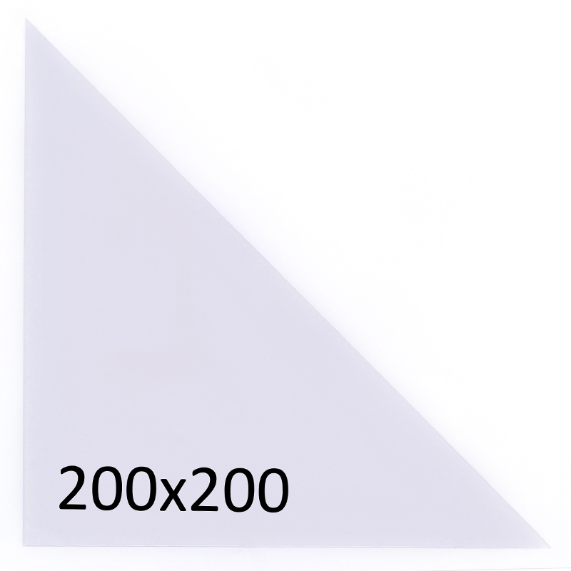 Selbstklebende Dreiecktasche 200 x 200 mm