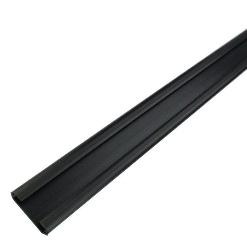 Profil-Abdeckleisten aus Kunststoff 297 mm, schwarz
