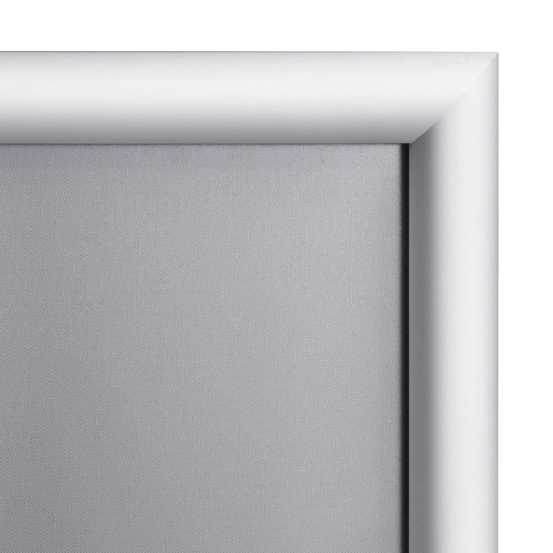 Klapprahmen A5, weiß, 25 mm Profil mit Gehrungsecken in Standardausführung