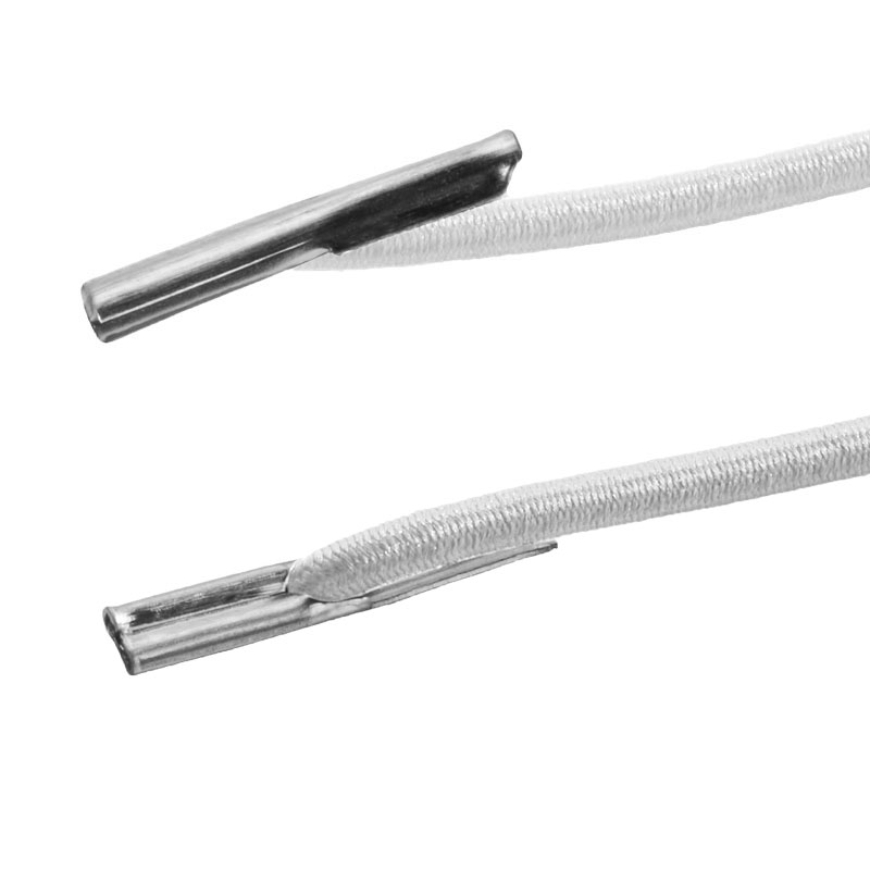 Gummizugschnüre mit 2 Splinten, 230 mm, weiß