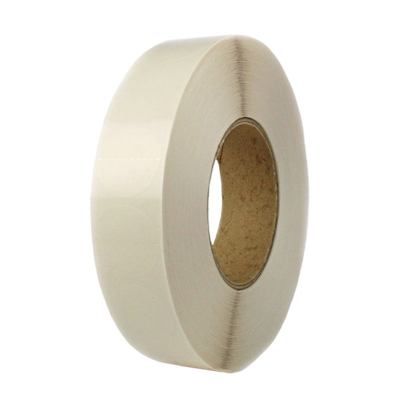 Klebepunkte, transparent, 40 mm Ø, mit Perforation, 2.500 St. 