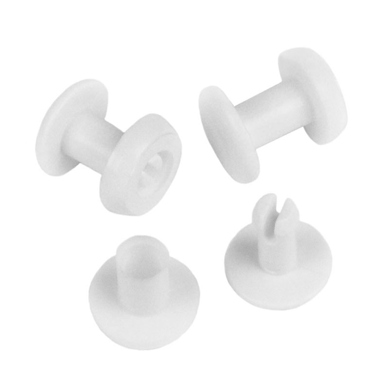 Kunststoff Nieten weiß 10 mm