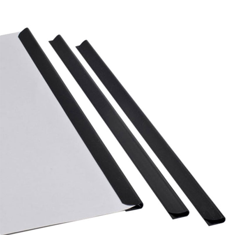 Klemmschiene DIN A4 in Schwarz, für 3–4 mm Füllhöhe 