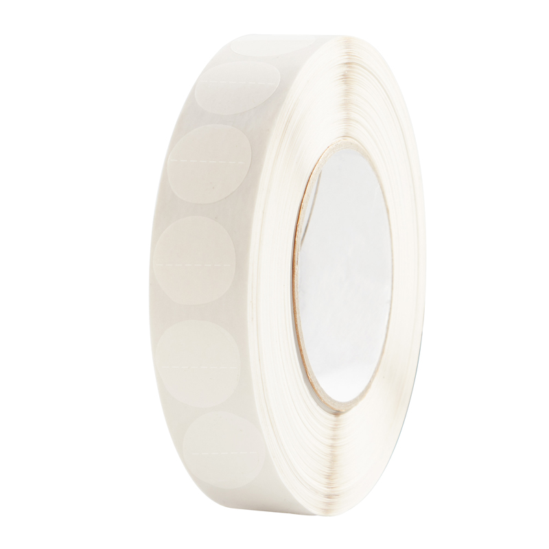 Klebepunkte, transparent, 25 mm Ø, mit Perforation, 4.000 St.