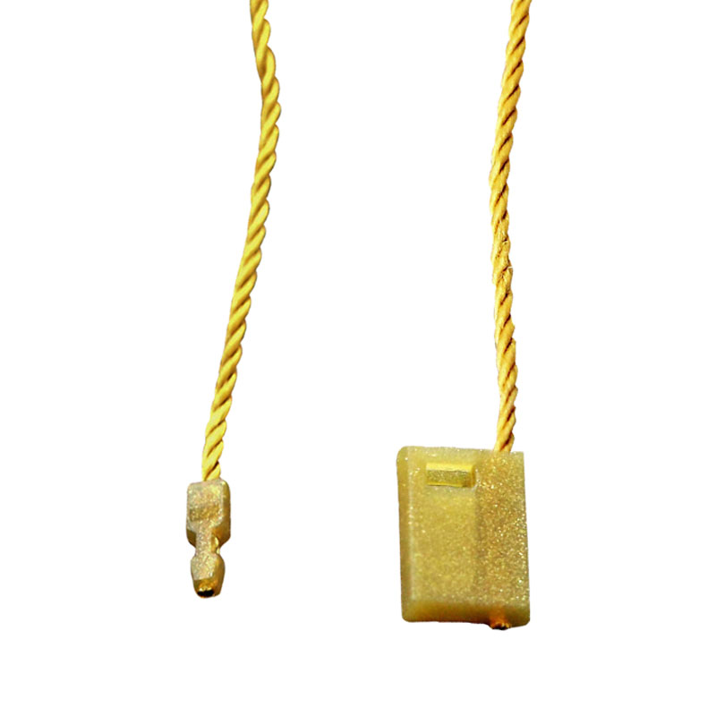 Textilfäden mit Einsteckbox, 120 mm, gold