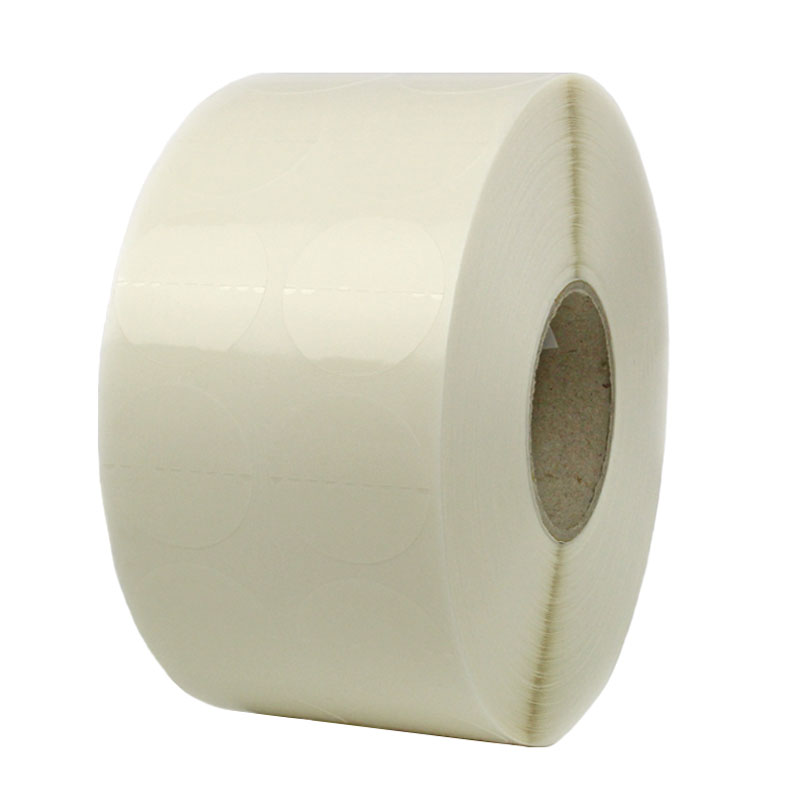 Klebepunkte, transparent, 26 mm Ø, mit Perforation