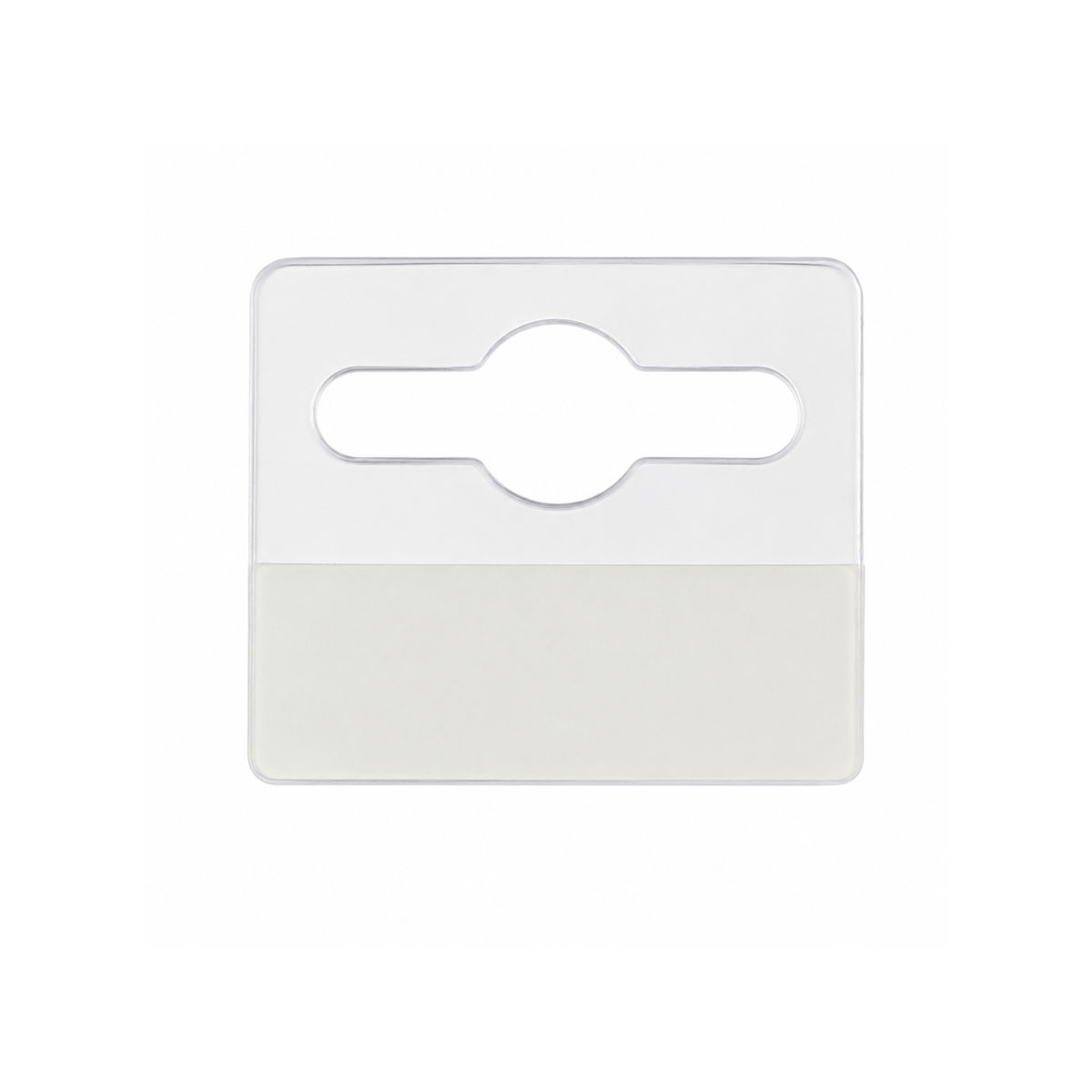 Eurolochaufhänger selbstklebend, transparent, 40 x 32 mm, 500 Stück