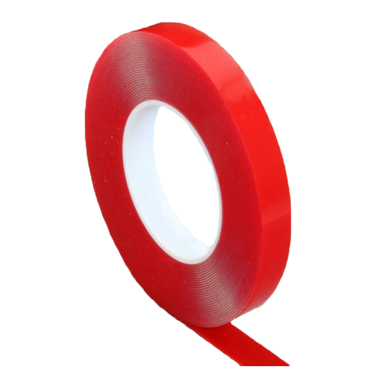 Doppelseitiges Reinacrylat-Klebeband, 19 mm, hochtransparent, 1 mm dick, 33 m / Rolle