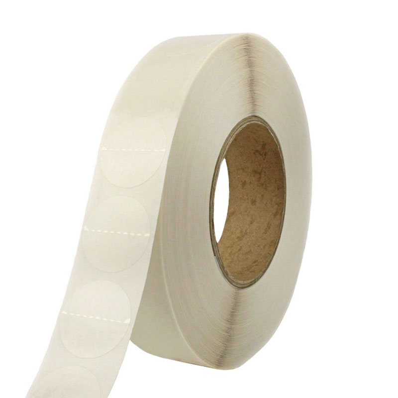 Klebepunkte, transparent, 40 mm Ø, mit Perforation