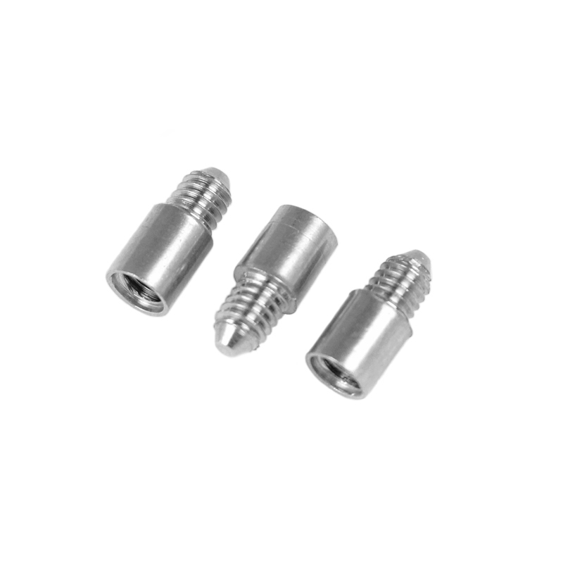 Buchschrauben-Verlängerung vernickelt, 5 mm lang