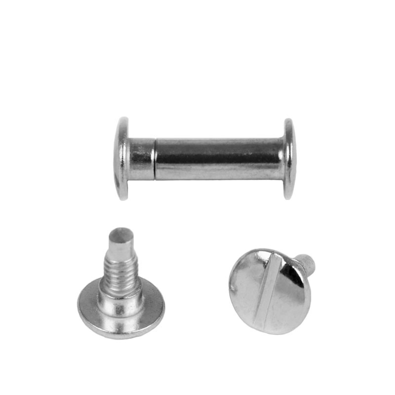 Buchschrauben vernickelt 18 mm