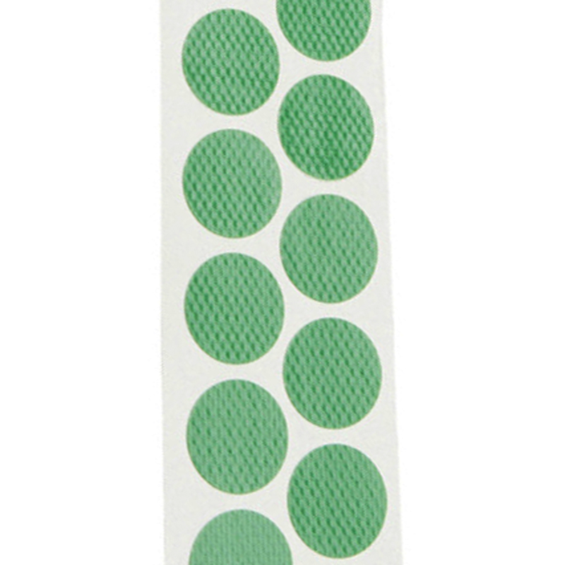 Gewebeklebepunkte, 15 mm Ø, grün, 1.000 St.  