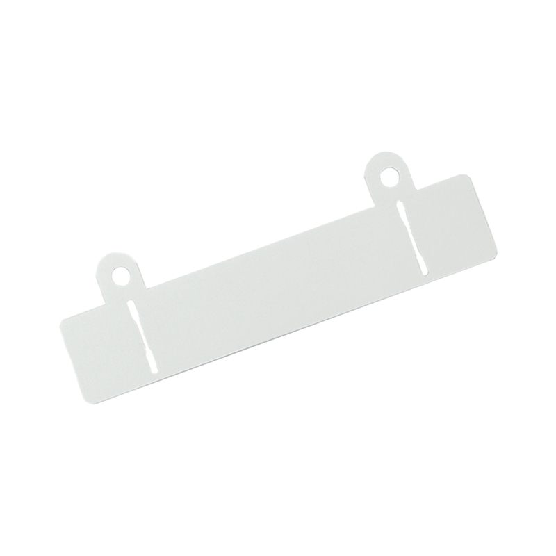 Abheftvorrichtung 122 mm mit Schlitz weiß