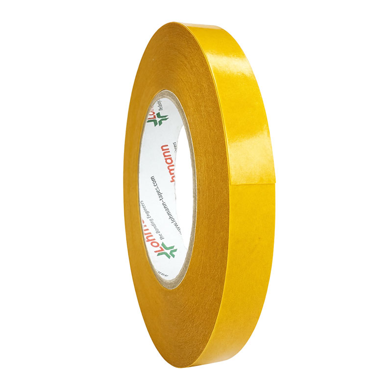 Doppelseitiges Vliesklebeband Lohmann Duplocoll 3720 19 mm x 50 m auf Rolle