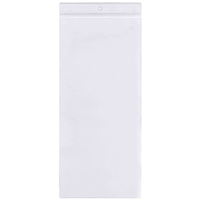 Transparente Energielabel Hülle für Etiketten 116 x 265 mm aus Weich PVC mit Hängerand