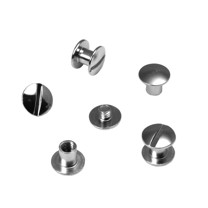 Buchschrauben vernickelt 6 mm