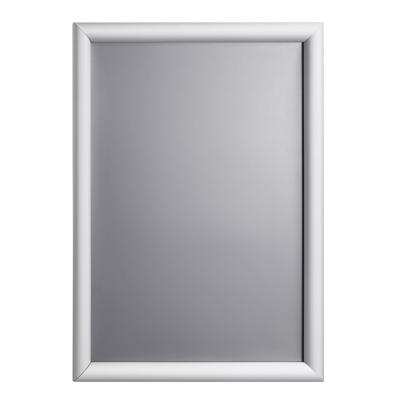Selbstklebende Klapprahmen A3, silber, 25 mm Profil mit Gehrungsecken
