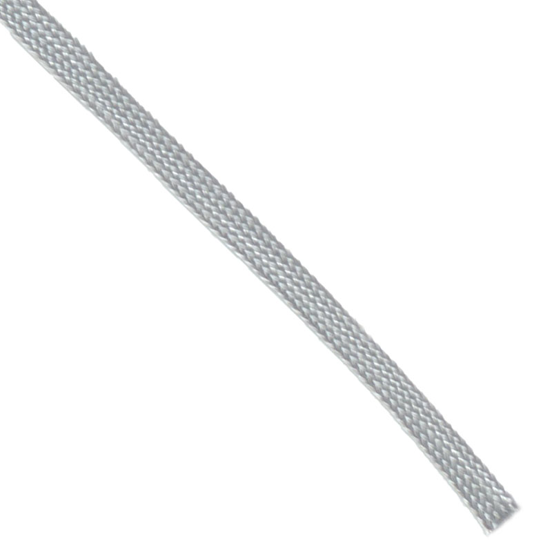 Lesezeichenband auf Rolle, 4-5 mm, silbergrau
