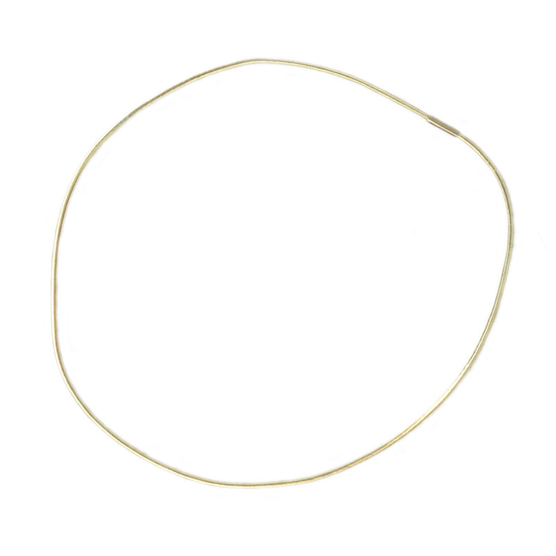 Gummischnüre zum Ring geschlossen, 580 mm, gold