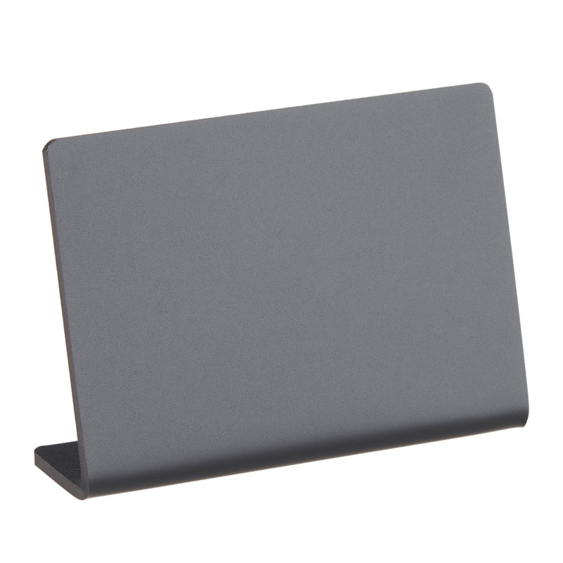 L-Aufsteller Kreidetafel 70 × 50 mm, Querformat, schwarz