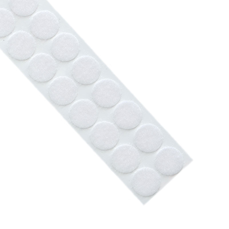 Flauschpunkte, 21 mm, weiß, 2.100 Punkte