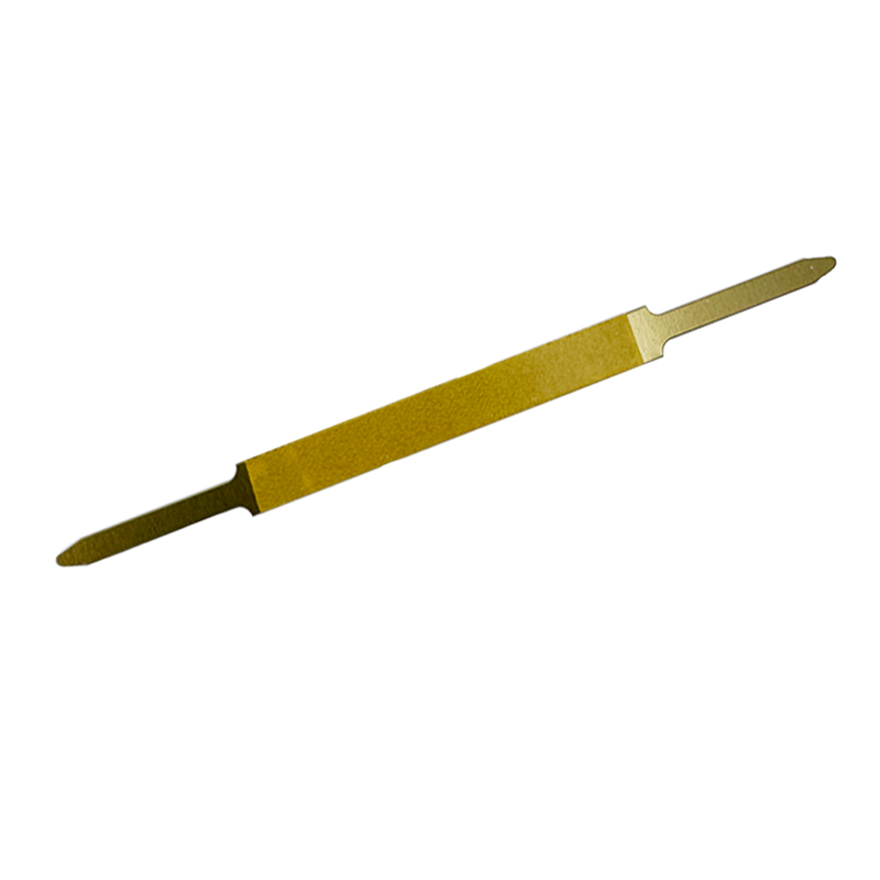 SK Heftzungen mit breitem Mittelstück 150 mm lang messingfarben