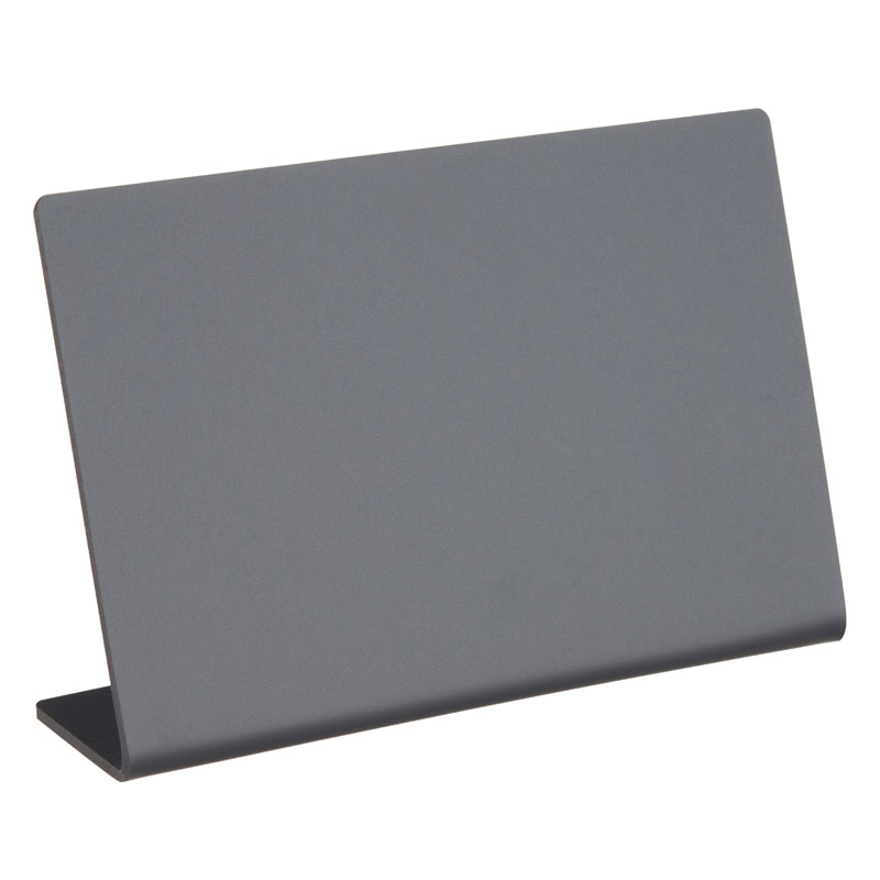 L-Aufsteller Kreidetafel 120 × 80 mm, Querformat, schwarz