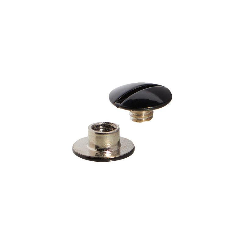 Buchschrauben schwarz lackiert, 2 mm 