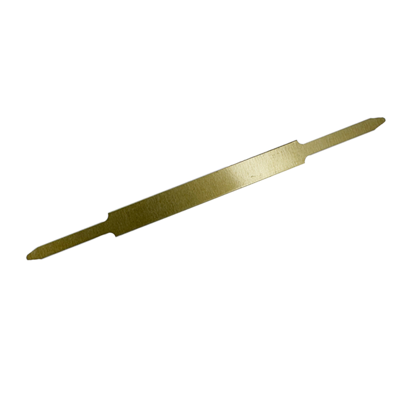 SK Heftzungen mit breitem Mittelstück 150 mm lang messingfarben