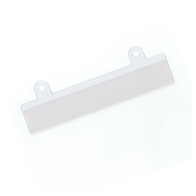 Abheftvorrichtung 122 mm transparent, selbstklebend