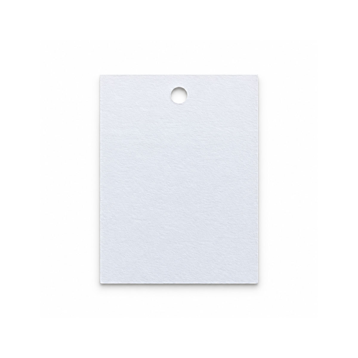 Kartonetiketten 30 x 40 mm mit Fadenlochung, einzeln geschnitten, weiß