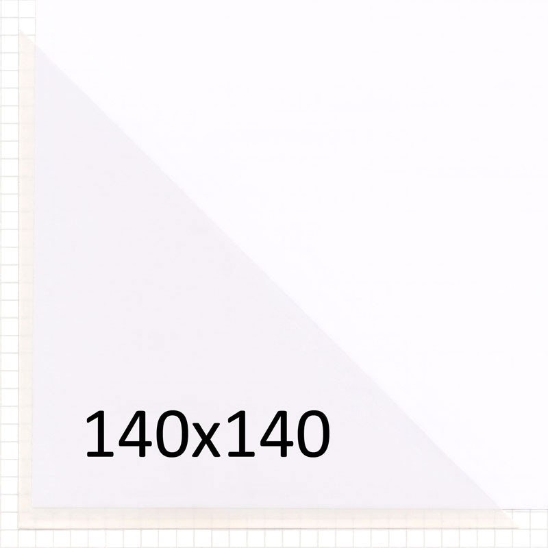 Dreiecktaschen Papier 140 x 140 mm