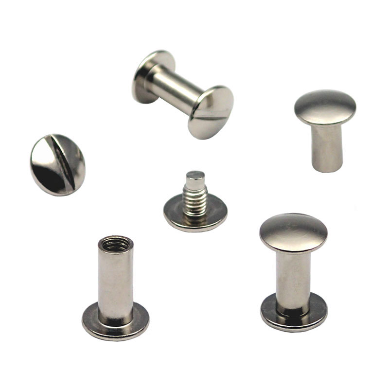 Buchschrauben vernickelt 12 mm