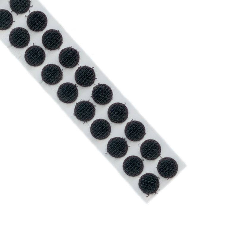 Hakenpunkte (Klett), 10 mm, schwarz, 4.100 Punkte  