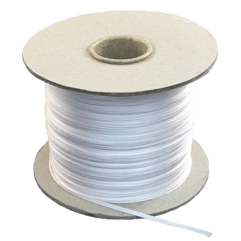 Lesezeichenband auf Rolle, 4-5 mm, weiß