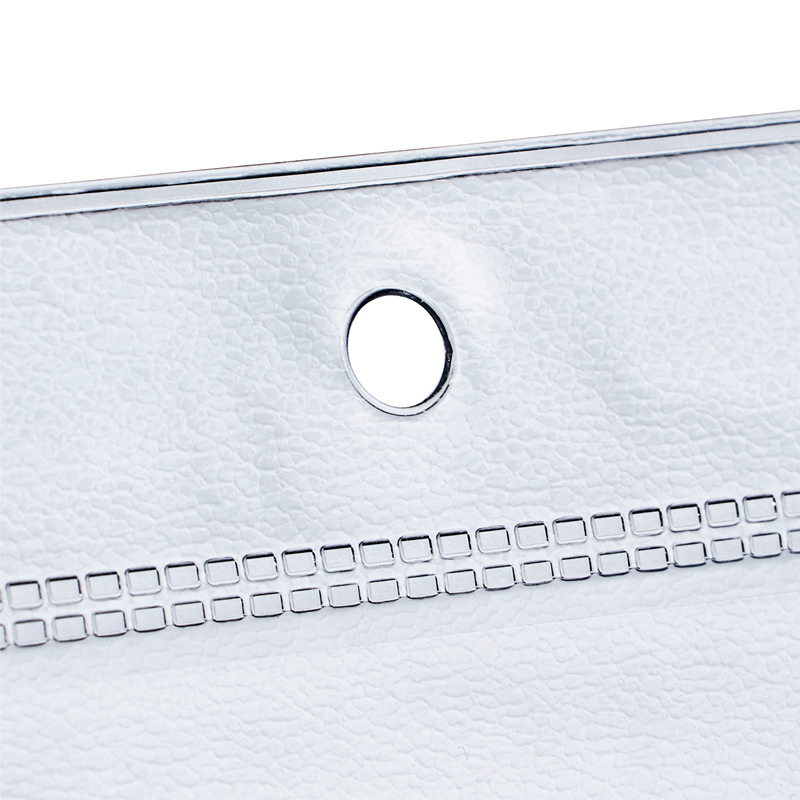 Transparente Preishülle A6 im Hochformat aus Weich PVC mit verstärktem Hängerand