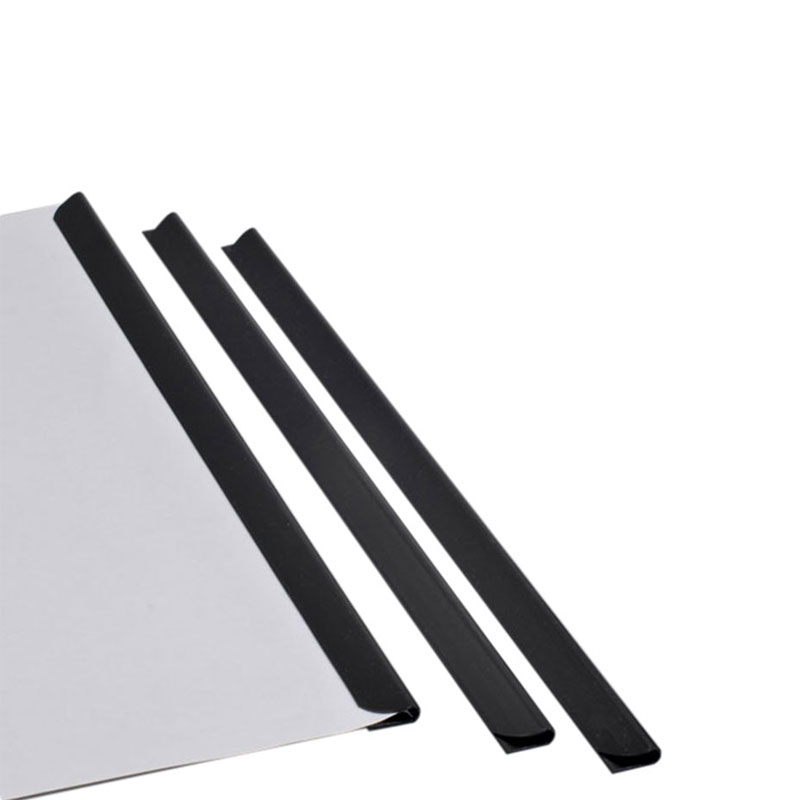 Klemmschiene DIN A5 in Schwarz, für 3–4 mm Füllhöhe