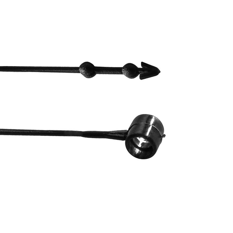 Sicherheitsfäden für Etiketten, 125 mm, schwarz