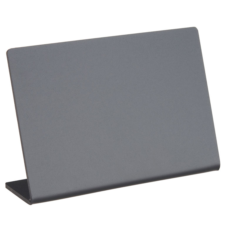 L-Aufsteller Kreidetafel 100 × 70 mm, Querformat, schwarz