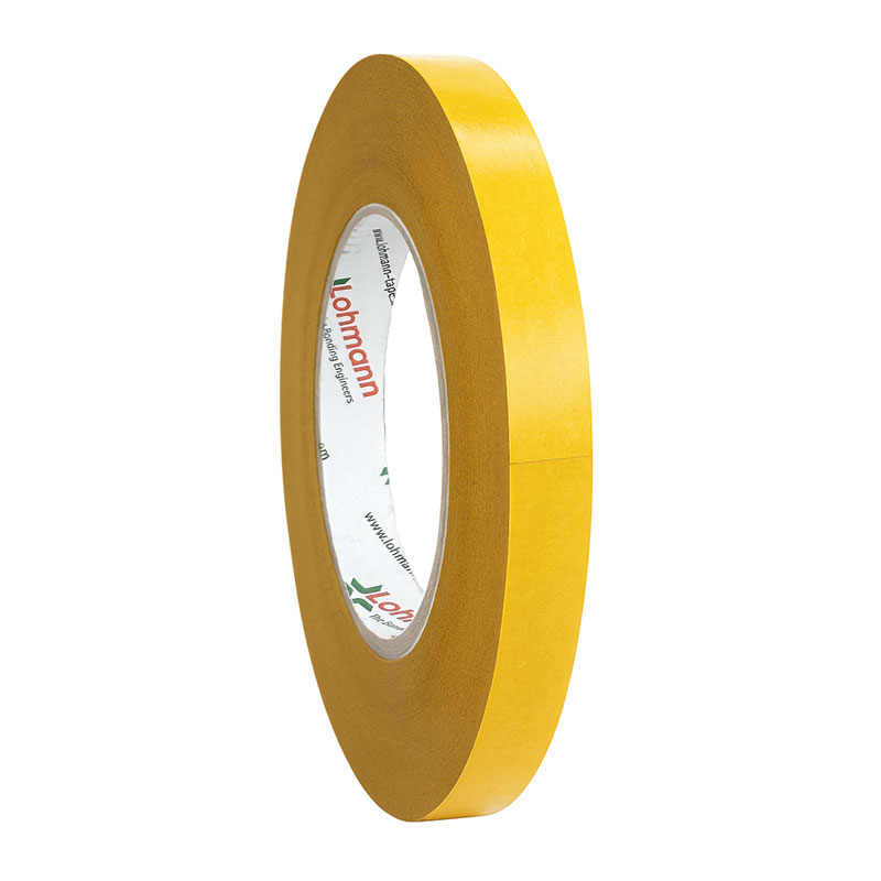 Doppelseitiges Vliesklebeband Lohmann Duplocoll 3720 15 mm x 50 m auf Rolle