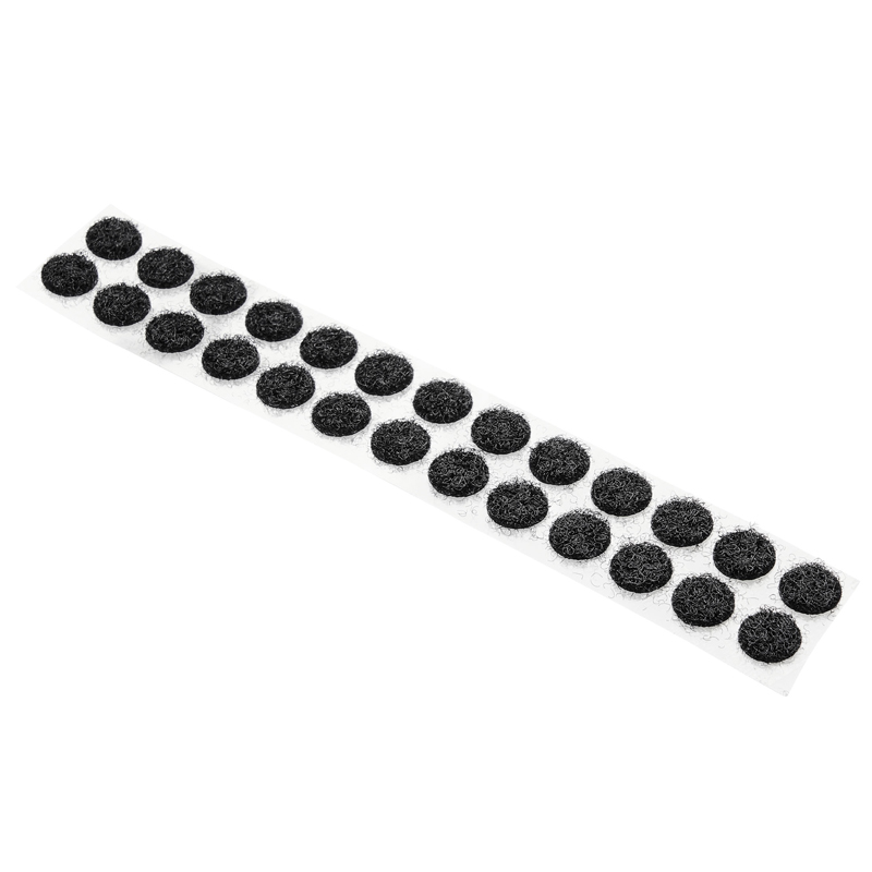 Flauschpunkte, 10 mm, schwarz, 4.100 Punkte