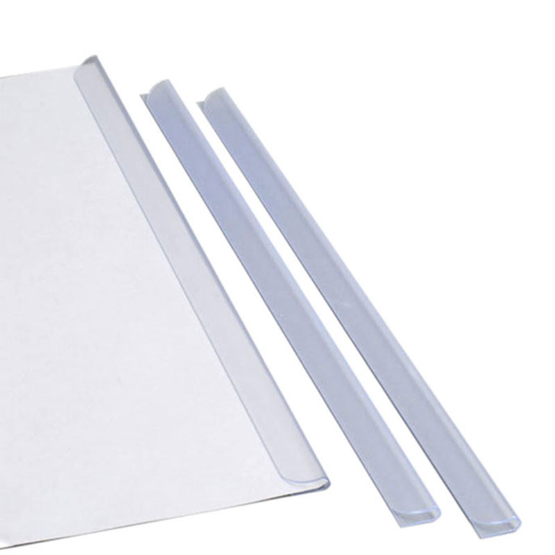 Klemmschiene DIN A4 in Transparent, für 3–4 mm Füllhöhe 