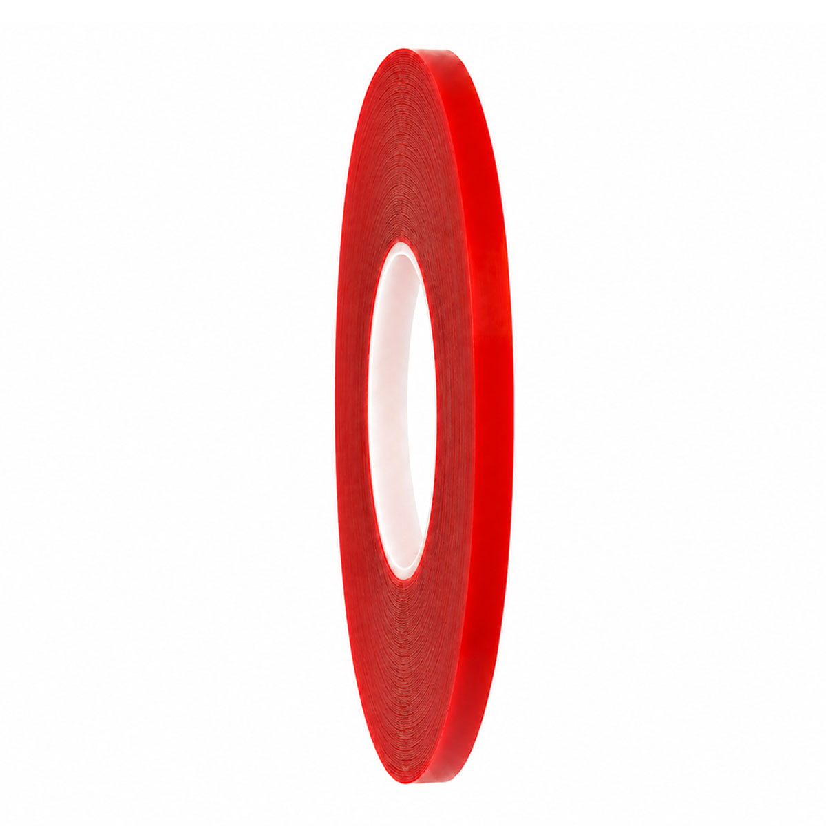 Doppelseitiges Reinacrylat-Klebeband, 6 mm, hochtransparent, 0,5 mm dick, 33 m / Rolle