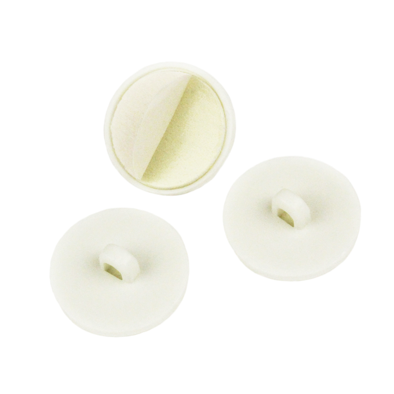 Klebeknöpfe mit Öse 20 mm, weiß, selbstklebend