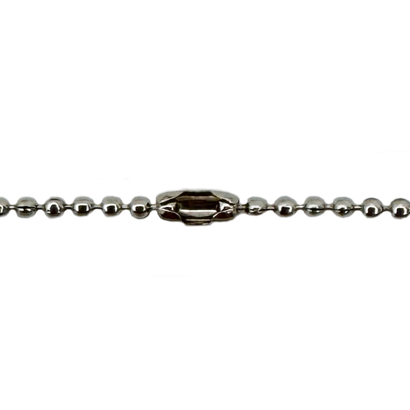 Kugelketten, 200 mm, vernickelt, 1,5 mm Kugeldurchmesser
