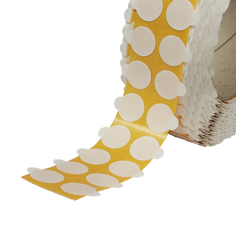 Doppelseitige Klebepunkte Ø 15 mm stark/stark mit Anfasslasche