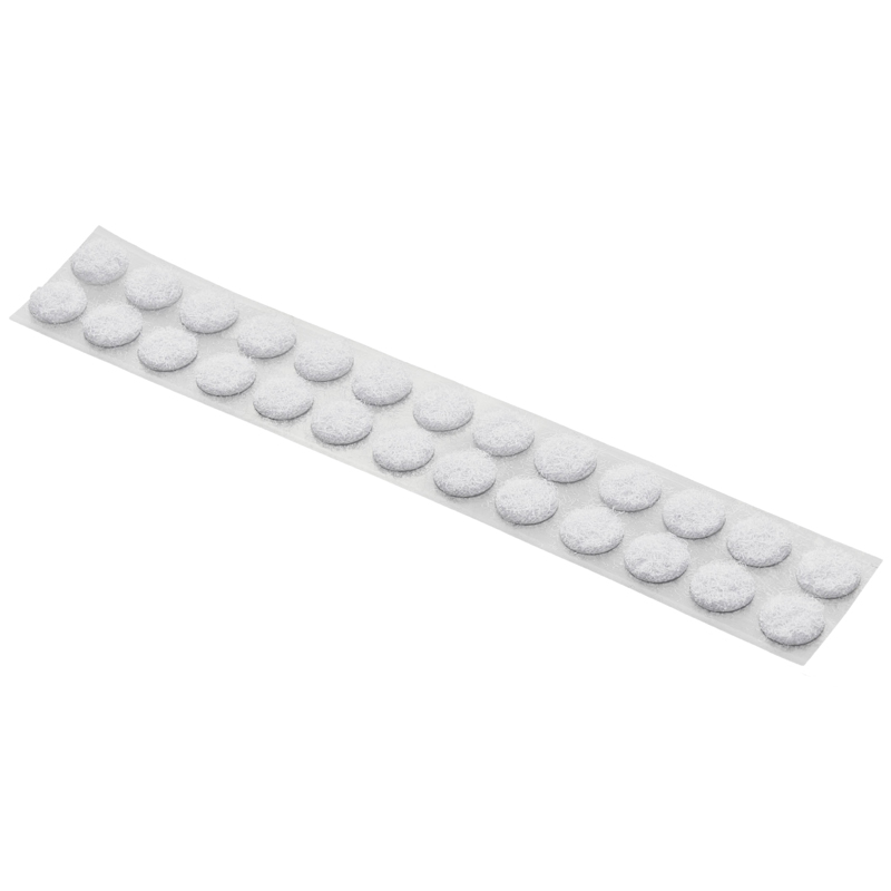Flauschpunkte, 10 mm, weiß, 4.100 Punkte 
