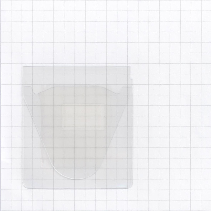 Selbstklebende Rechecktasche, 52 x 60 mm, Schmalseite offen