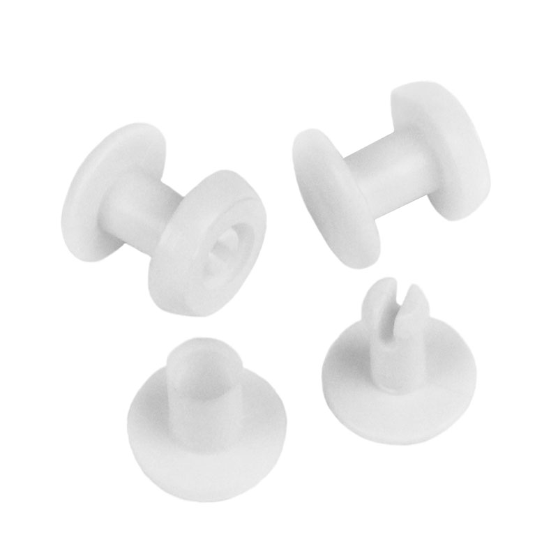 40 Stück Weiße Kunststoff-Nieten 7,5x5,5mm - Spritzschutz Clips Für Auto